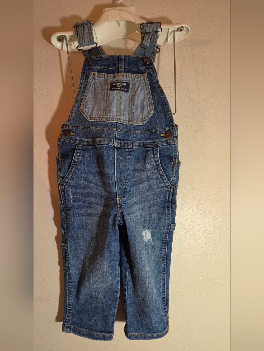 OshKosh B'gosh Boys' Blue Denim Overalls